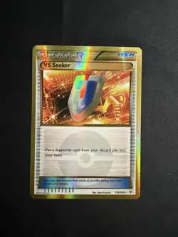 Pokemon TCG VS Seeker Roaring Skies Holo Card 110/108 - Touch of Gold - Image 1