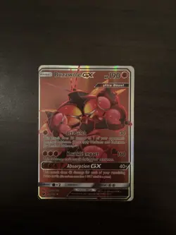 Buzzwole GX Ultra Beast Pokemon Card - Jet Punch & Knuckle Impact - Image 1