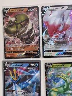 TCG Pokemon V Holo Card Lot of 14 with Umbreon V, Mimikyu V and more! - Image 2