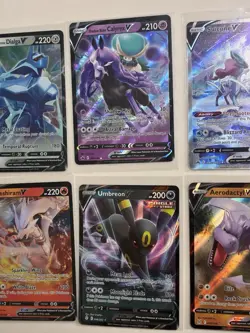 TCG Pokemon V Holo Card Lot of 14 with Umbreon V, Mimikyu V and more! - Image 3