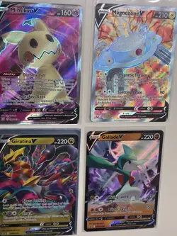 TCG Pokemon V Holo Card Lot of 14 with Umbreon V, Mimikyu V and more! - Image 4