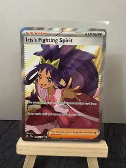 Iris's Fighting Spirit 180/159 Journey Together Full Art 2025 Pokemon Card - Image 1