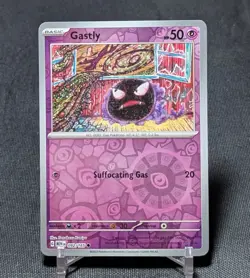 Gastly Common Reverse Holo Psychic Scarlet & Violet 151 Pokemon TCG Card 092/165 - Image 1