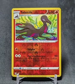 Salazzle Rare Reverse Holo Fire 2021 SWSH Battle Styles Pokemon TCG Card 028/163 - Image 1