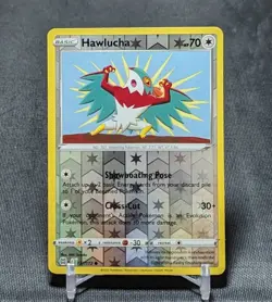 Hawlucha Common Reverse Holo Colorless Brilliant Stars Pokemon TCG Card 127/172 - Image 1