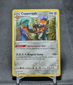 Copperajah Holo Rare Metal 2022 Darkness Ablaze Pokemon TCG Card 132/189 - Image 1