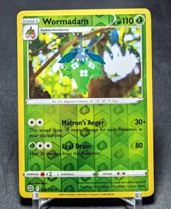 Wormadam Rare Reverse Holo Grass 2022 Brilliant Stars Pokemon TCG Card 010/172 - Image 1