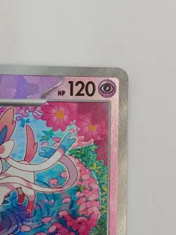 Pokemon Nymphia Mirror Card for Evolve from Eevee, Sparkly Design, Used - Image 3