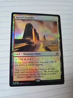 Sacred Foundry Foil 0256 EOE NM/MT [Edge of Eternities:MTG] - Image 2