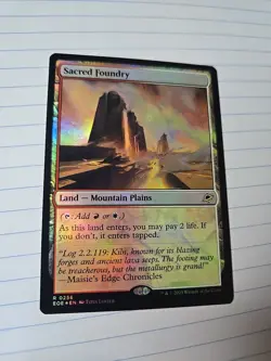 Sacred Foundry Foil 0256 EOE NM/MT [Edge of Eternities:MTG] - Image 3