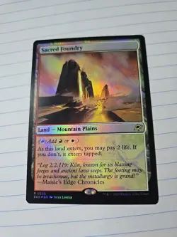 Sacred Foundry Foil 0256 EOE NM/MT [Edge of Eternities:MTG] - Image 4