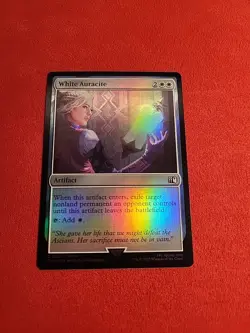 White Auracite Final Fantasy Foil FIN 41 MTG White Artifact Exile - Image 1