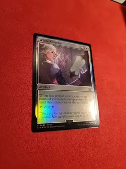 White Auracite Final Fantasy Foil FIN 41 MTG White Artifact Exile - Image 2