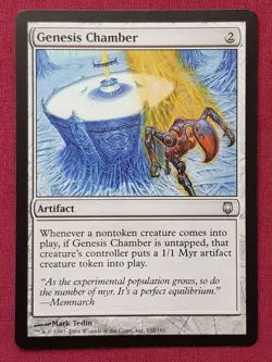 Magic The Gathering DARKSTEEL GENESIS CHAMBER artifact card MTG - Image 1