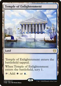 Temple of Enlightenment 2x FOIL THB MTG Theros Beyond Death Rare MINT white blue - Image 1