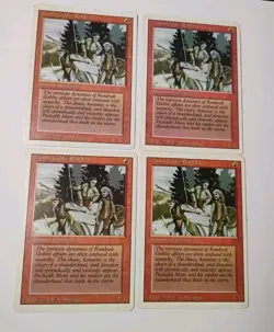 4x MTG Mons's Goblin Raiders MTG, Revised Edition, Red Creature-Goblin - Image 1