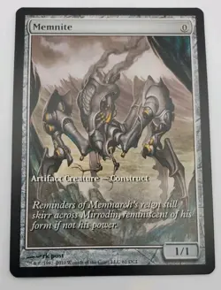 Memnite DCI Promos Scars of Mirrodin SOM 1x MTG Magic the Gathering x1 Full Art - Image 3