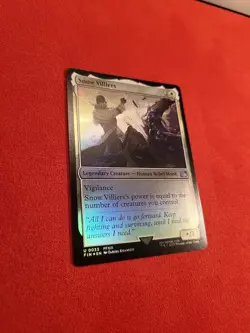 Snow Villiers Final Fantasy Foil FIN 33 White Commander Mtg - Image 2