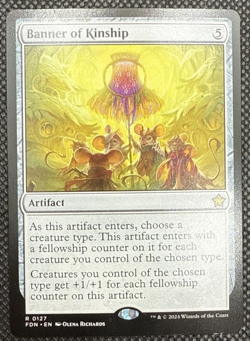 MTG - Banner Of Kinship - Foundations - NM Rare - #027 - Image 2