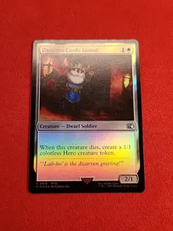 Dwarven Castle Guard Final Fantasy Foil FIN 18 Creature Hero Mtg - Image 1