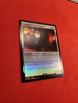 Dwarven Castle Guard Final Fantasy Foil FIN 18 Creature Hero Mtg - Image 2