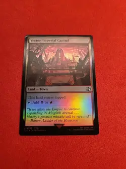 Vector, Imperial Capital Final Fantasy Foil FIN 291 Mtg Land - Image 1
