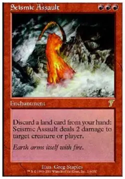Seismic Assault - Medium Play MTG 7th Edition - Image 1