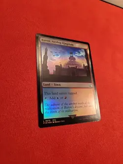 Baron, Airship Kingdom Final Fantasy Foil FIN 273 MTG Land Water Fire - Image 2