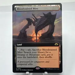 Mtg BLOODSTAINED MIRE BORDERLESS NM MH3 0463 - Image 1