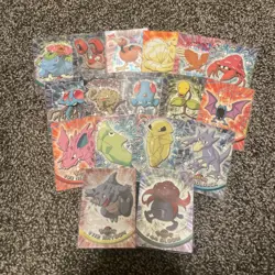 Lot of 17 Pokemon Topps TV Animation Cards LP/MP - Image 1