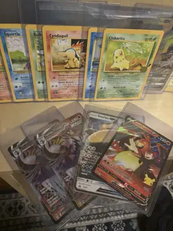 Pokemon Lot Of Jumbo Cards with Protectors - Image 2