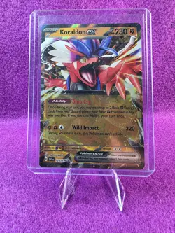 Holo Koraidon ex - 125/198 Double Rare Scarlet & Violet Base Set Pokemon TCG - Image 1