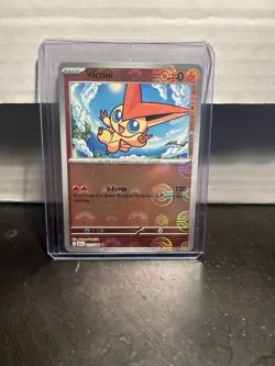 Pokemon TCG: "Victini" Poke Ball Holo NM (Black Bolt 12/86) - Image 1