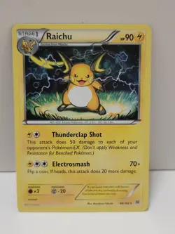 Raichu 49/162 Pokemon Cards Breakthrough Common Non Holo NM/LP 2015 - Image 1