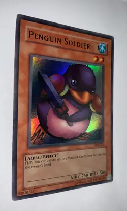 Yugioh! Starter Deck: Joey Penguin Soldier SDJ-022 Unlimited SUPER RARE MP - Image 3