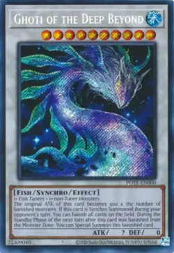 Yugioh! LP Ghoti of the Deep Beyond - POTE-EN000 - Secret Rare - Unlimited Editi - Image 1