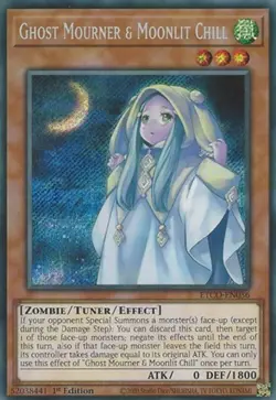 Yugioh! LP Ghost Mourner & Moonlit Chill - ETCO-EN036 - Secret Rare - 1st Editio - Image 1