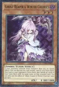 Yugioh! LP Ghost Reaper & Winter Cherries - OP20-EN001 - Ultimate Rare - Unlimit - Image 1
