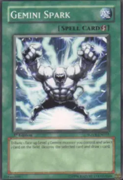 Yugioh! LP Gemini Spark - SOVR-EN055 - Common - Unlimited Edition Lightly Played - Image 1