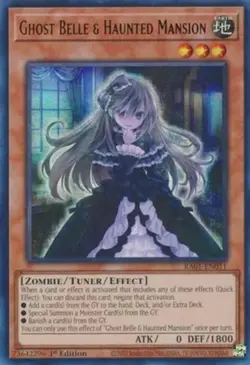 Yugioh! LP Ghost Belle & Haunted Mansion - RA01-EN011 - Ultra Rare - 1st Edition - Image 1