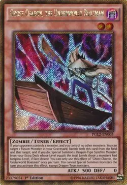 Yugioh! LP Ghost Charon, the Underworld Boatman - PGL2-EN005 - Gold Secret Rare - Image 1