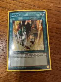 Dark Fusion SGX3-ENA13 Secret Rare YUGIOH NEAR MINT 1st Edition - Image 1