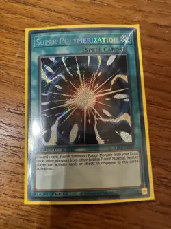 NM Super Polymerization - SGX3-ENA17 - Secret Rare 1st Edition yugioh - Image 1