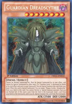 Yugioh! LP Guardian Dreadscythe - DRLG-EN010 - Secret Rare - 1st Edition Lightly - Image 1
