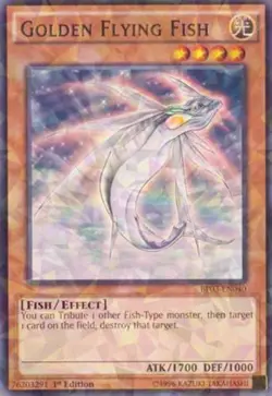 Yugioh! LP Golden Flying Fish - BP03-EN040 - Shatterfoil - 1st Edition Lightly P - Image 1