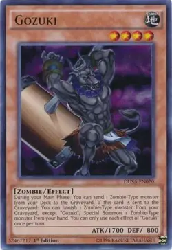 Yugioh! LP Gozuki - DUSA-EN020 - Ultra Rare - 1st Edition Lightly Played, Englis - Image 1