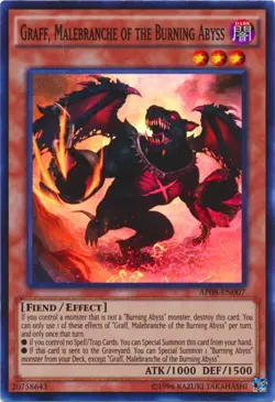 Yugioh! LP Graff, Malebranche of the Burning Abyss - AP08-EN007 - Super Rare - U - Image 1