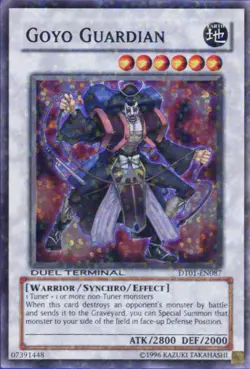 Yugioh! LP Goyo Guardian - DT01-EN087 - Super Rare - Duel Terminal Lightly Playe - Image 1