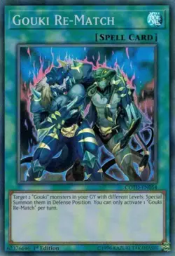 Yugioh! LP Gouki Re-Match - COTD-EN054 - Super Rare - 1st Edition Lightly Played - Image 1