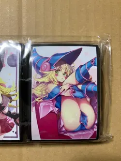 YuGiOh Black Magician Girl Sleeve Trading Card Gal 60ct Used - Image 2